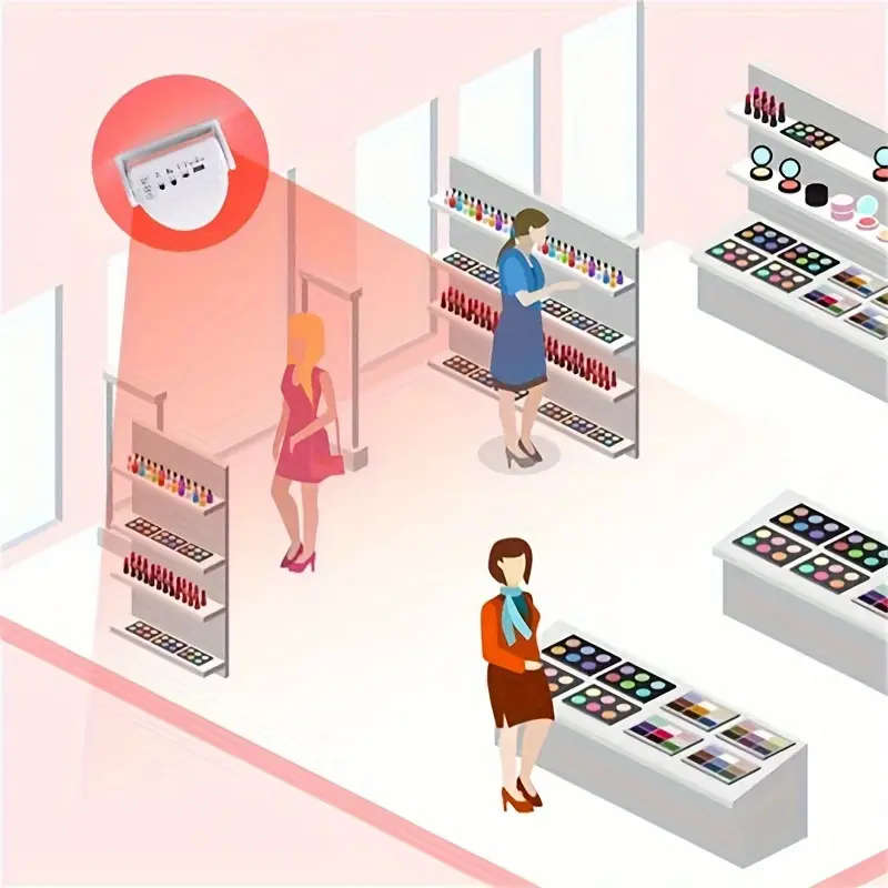 1pc Welcome Doorbell with 32 Melodies Adjustable Volume Infrared Motion Sensor Easy Install Wireless