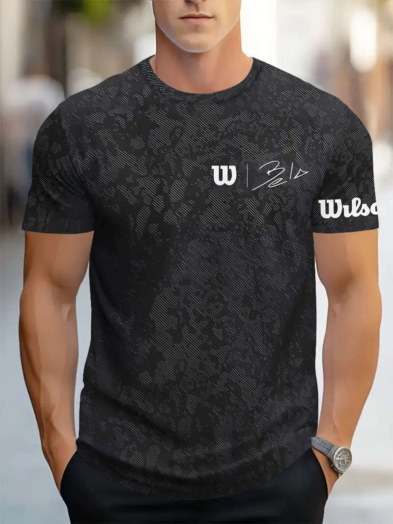 Men's T-Shirt Short Sleeve, Crew Neck