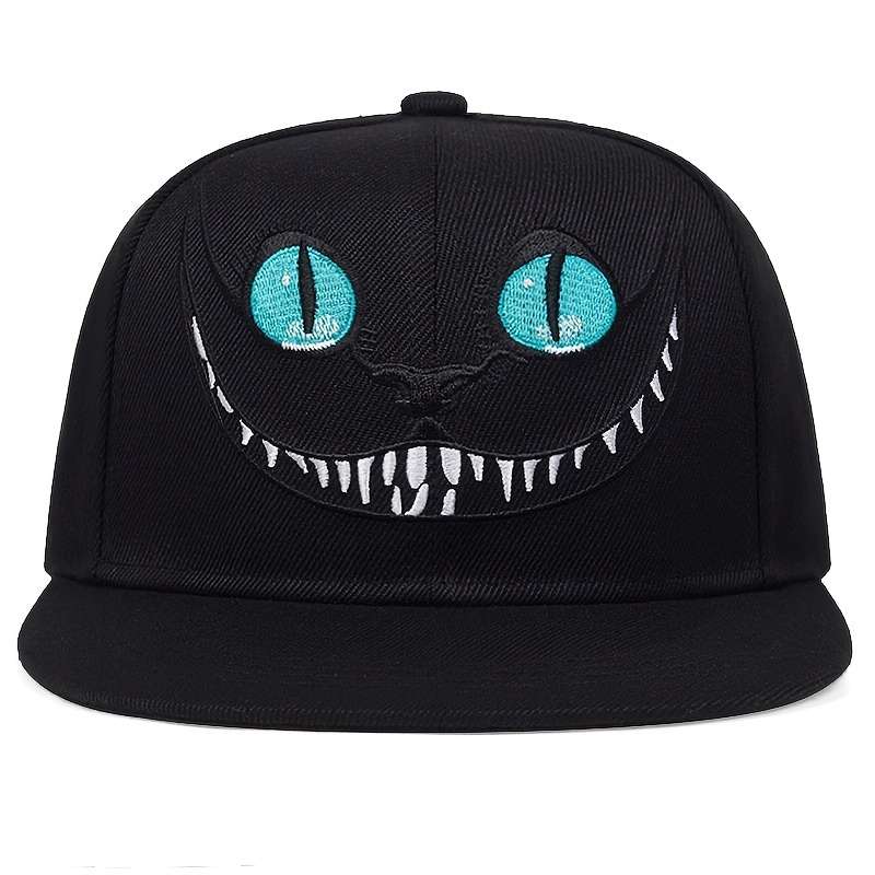 1pc Adjustable Breathable Baseball Cap With Embroidered Design Polyester Fabric Ventilated And Ad