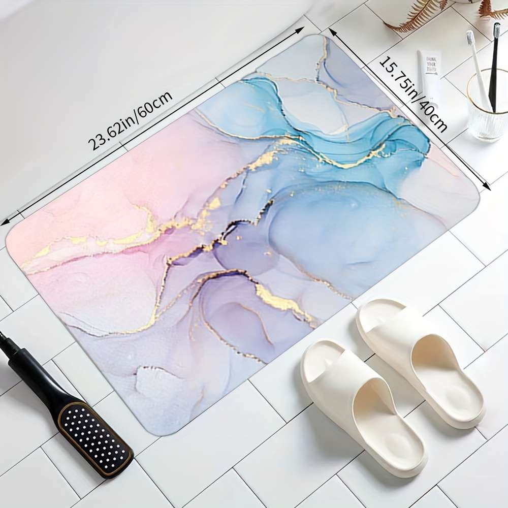 1Pc Purple 50x80cm Floor Mat