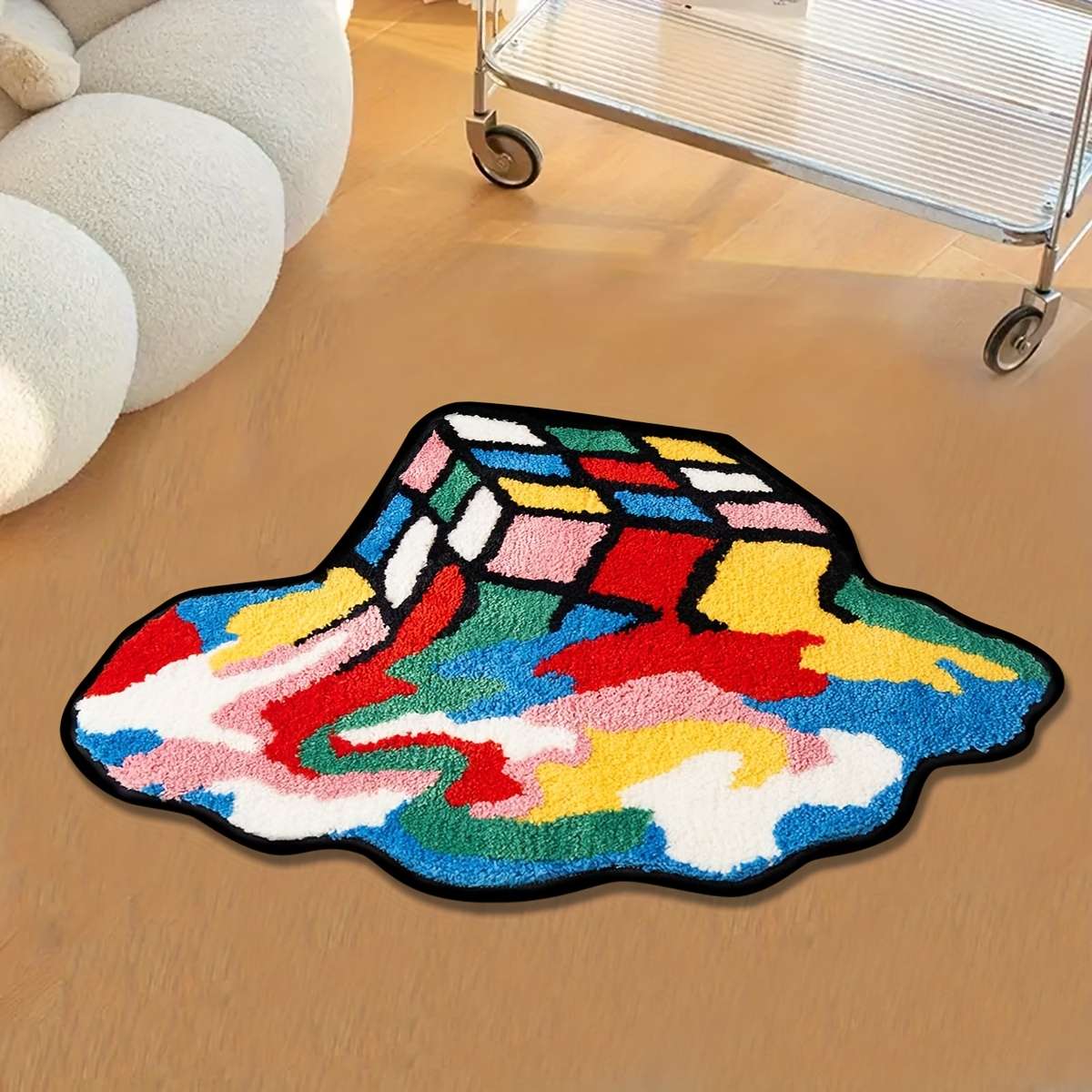 1Pc 29.53x19.69inch 75x50cm Floor Mat