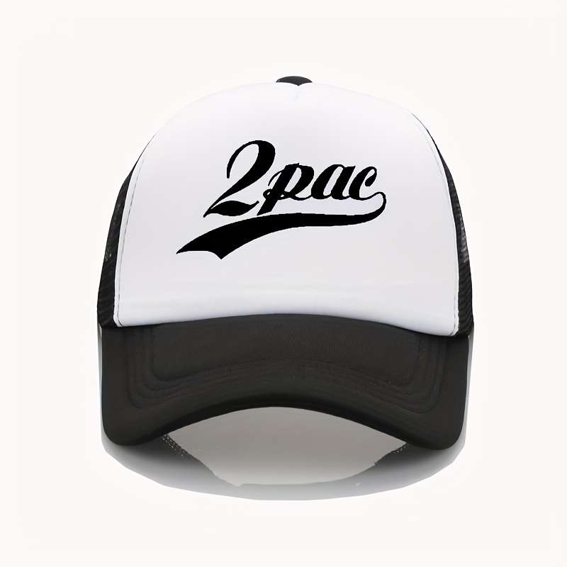 1pc Unisex Baseball Cap Summer Sun Protection Hat Adjustable Snapback Breathable Mesh Back Hip-