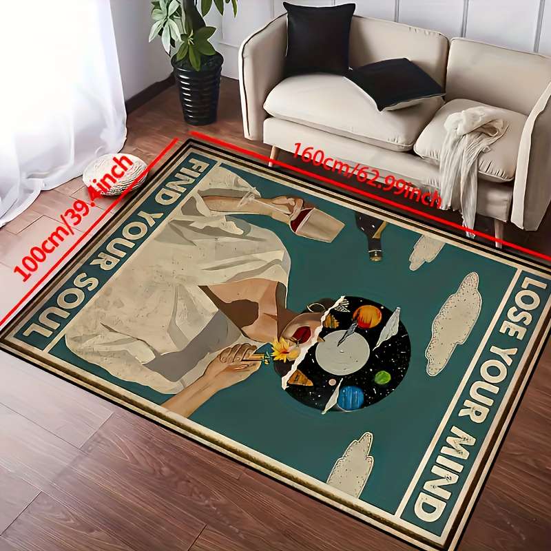 1Pc 39.4x59inch 100x160cm Floor Mat