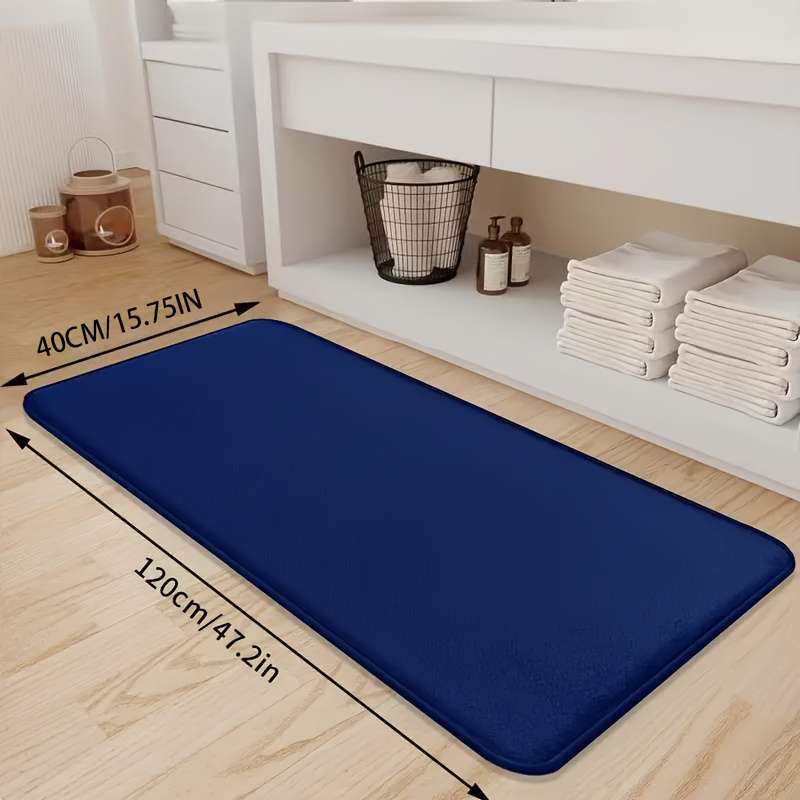 1Pc Navy Blue 50x100cm Floor Mat