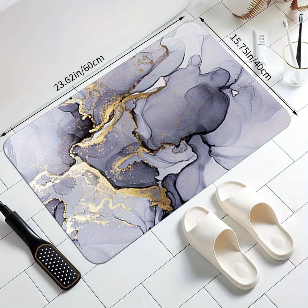 1Pc Purple 50x80cm Floor Mat