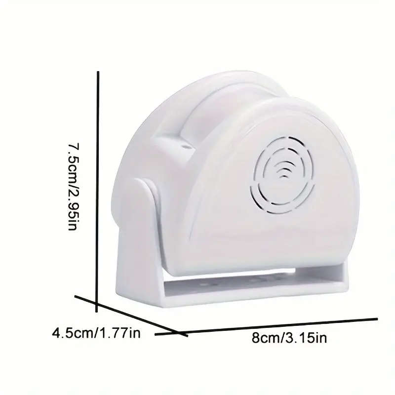 1pc Welcome Doorbell with 32 Melodies Adjustable Volume Infrared Motion Sensor Easy Install Wireless