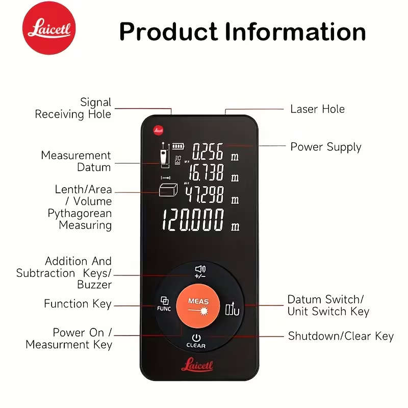 Long Range Laser Range Finder with 2