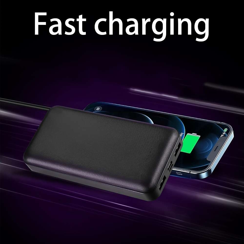 High-capacity 10 000mAh Couples Power Bank - Charge Two Devices Simultaneously