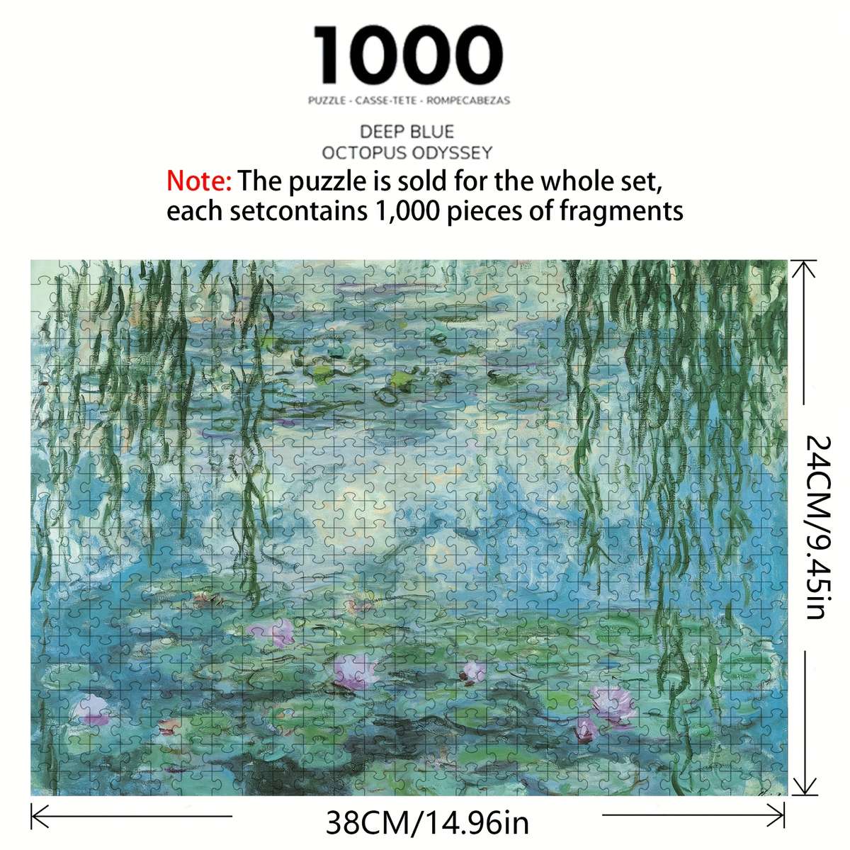1000 Piece Paper Jigsaw Puzzle For Adults