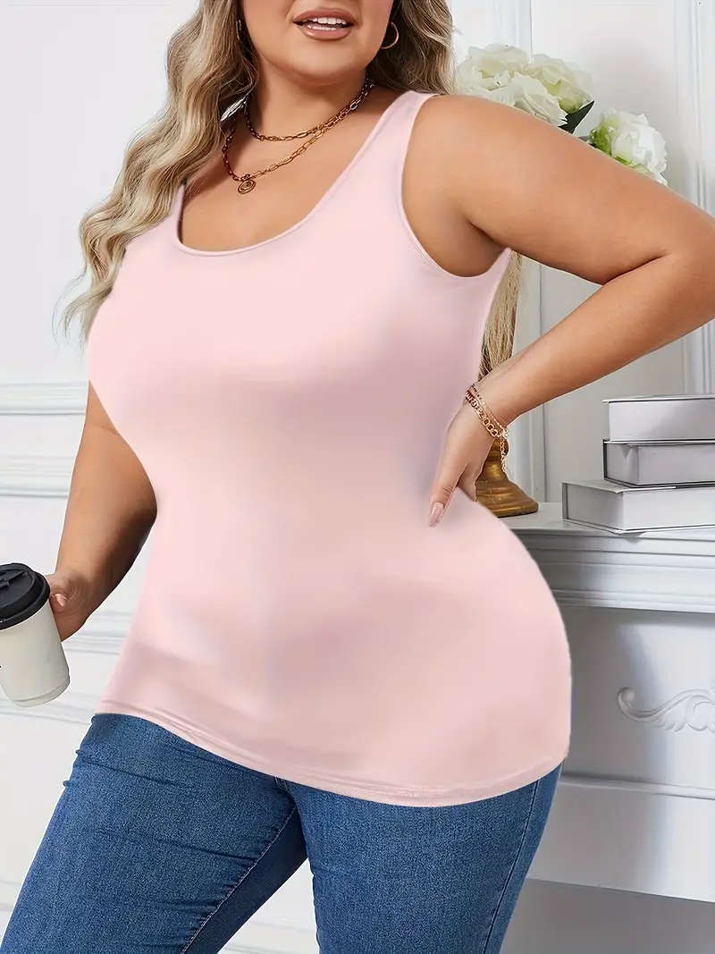 6-Piece Plus Size Women's Tank Top Set 4XL
