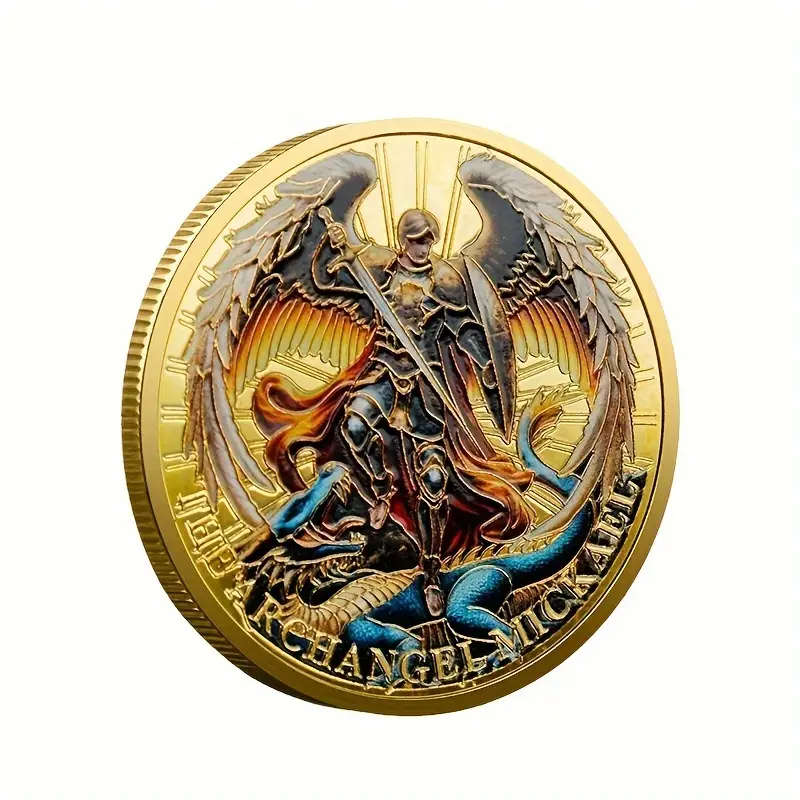 Angel Knight Michael Collectible Commemorative Coin 40MM