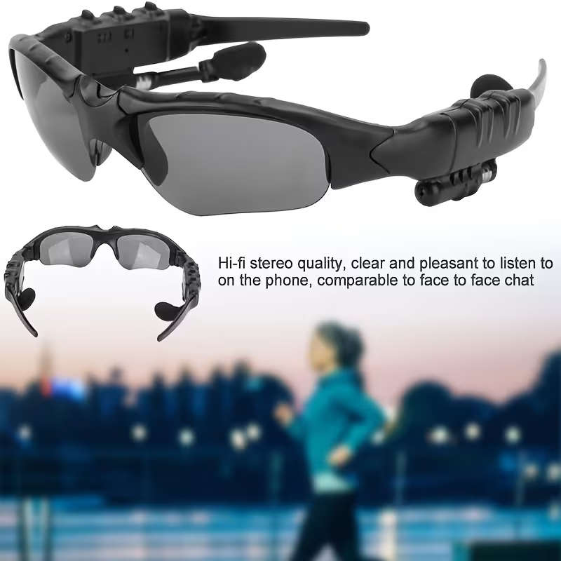 Headphones Glasses Wireless Headset With Microphone