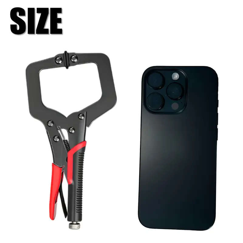 4-Piece 6-Inch Heavy Duty Carbon Steel C-Clamp Kit