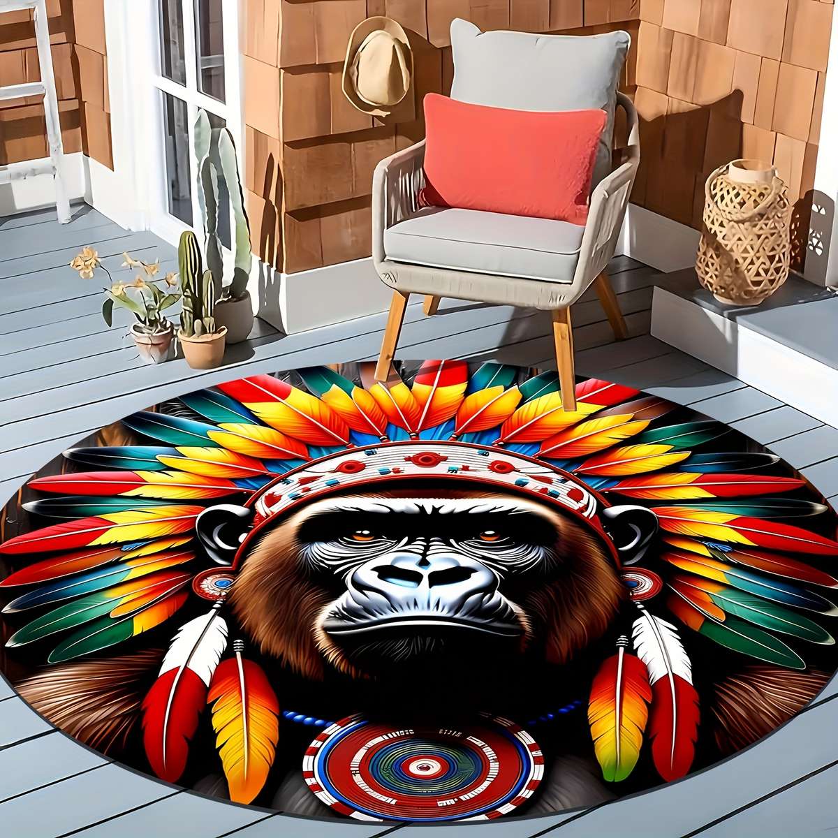 1Pc 80x80cm Floor Mat