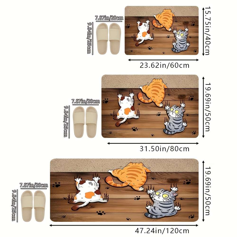 1Pc 40cmx60cm 15.75x23.62inch Floor Mat