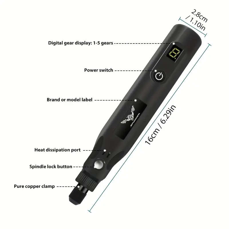 39PC USB Rechargeable Electric Grinding Tool Set