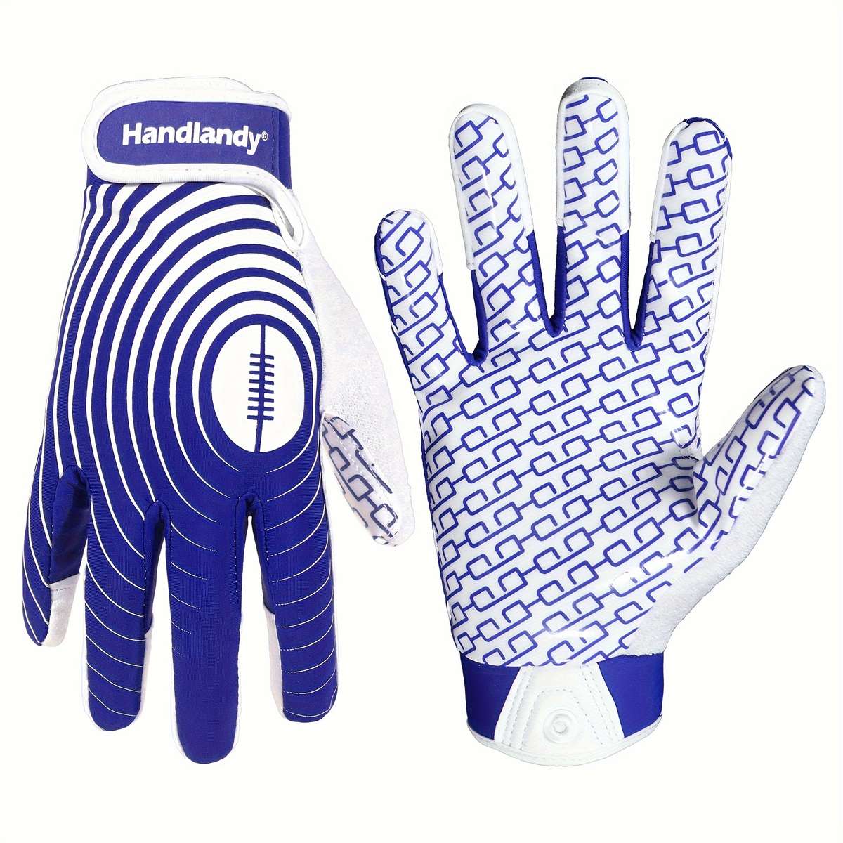 1 Pair White Blue Size XS Outdoor Sports Gloves