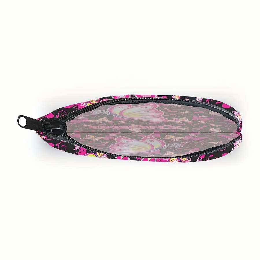 Butterfly Pattern Coin Purse Cute Fashion Storage Bag Polyester Material Durable Lightweight B
