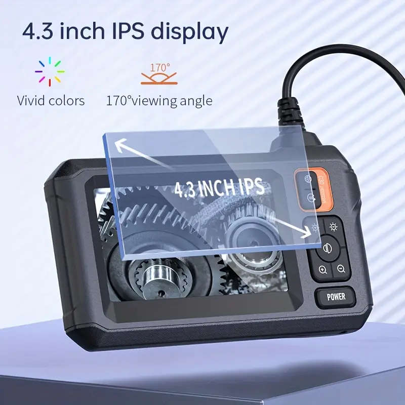 INSKAM 4.3" IPS LCD Screen Industrial 5M Endoscope