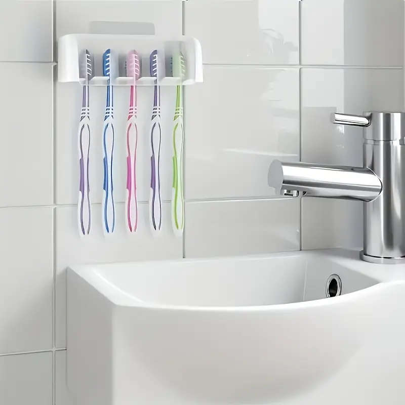 5-Slot Toothbrush Holder With Cover