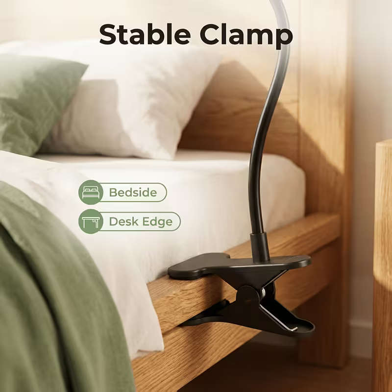 Flexible Gooseneck Phone Holder Wall Mounted Cell Phone Stand with 360 Degree Rotation