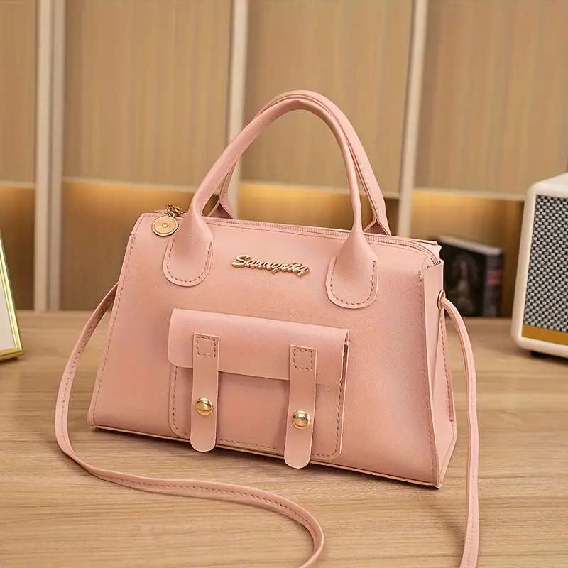 Korean-style luxury Women's bag, detachable thin shoulder strap handbag