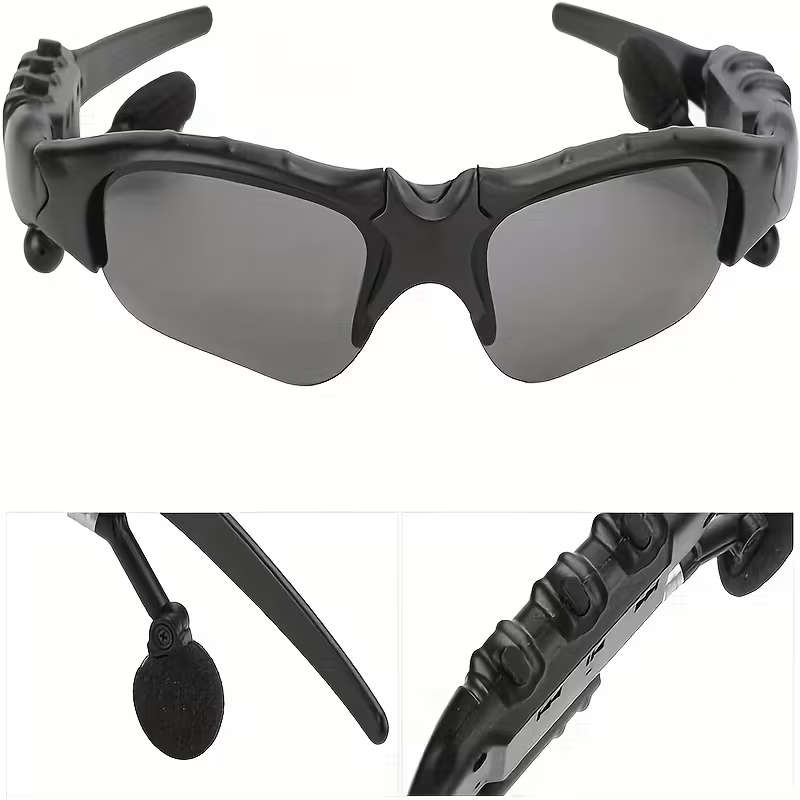 Headphones Glasses Wireless Headset With Microphone
