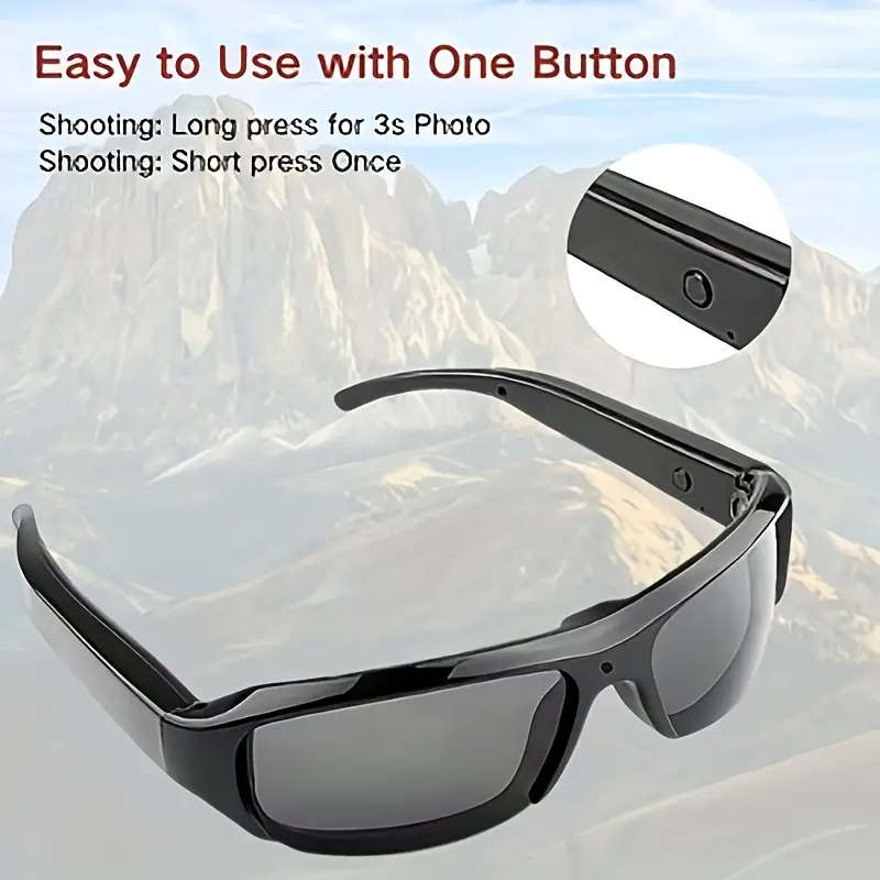 Smart Wearable Video Glasses For Sports And Meetings