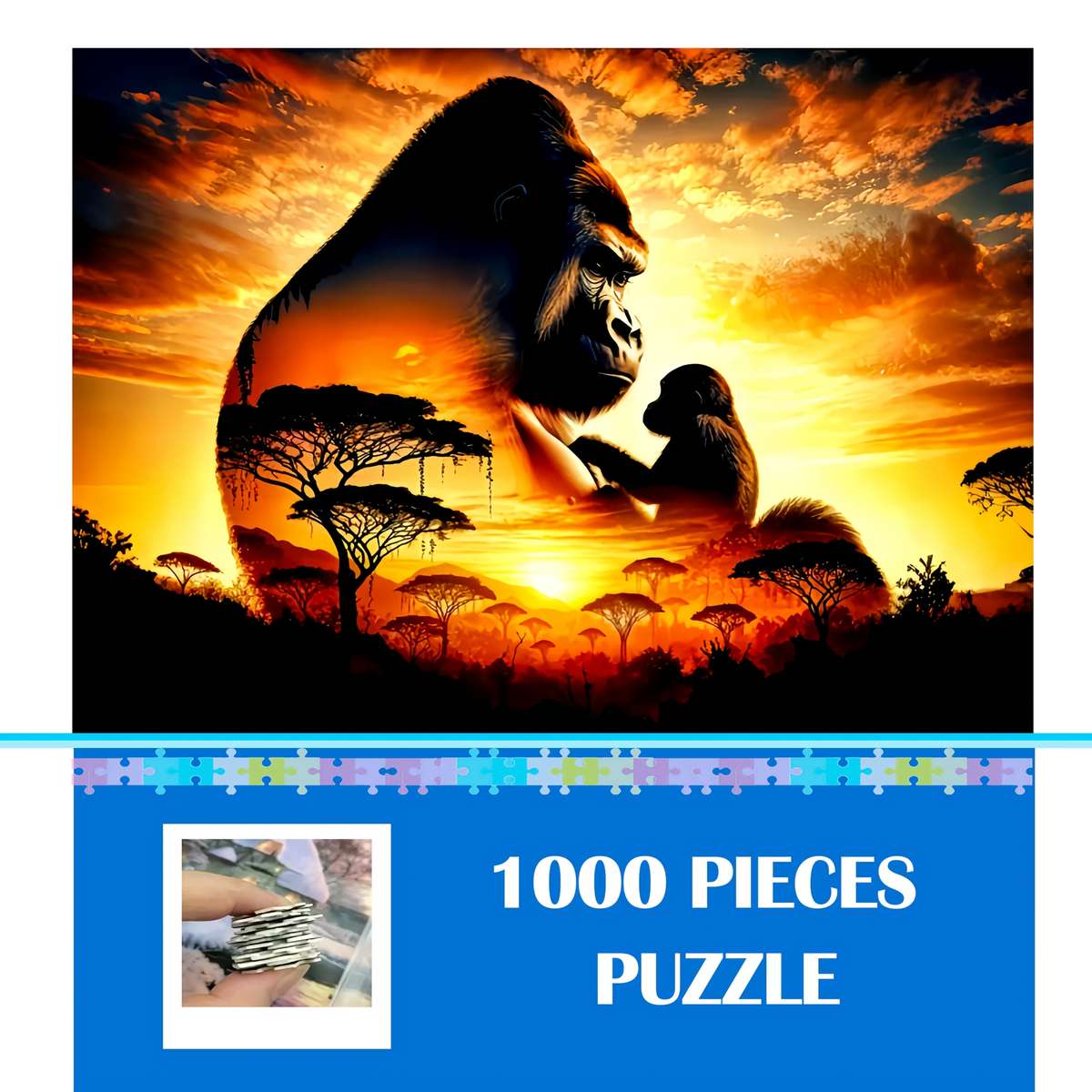 1000 Piece Paper Jigsaw Puzzle For Adults