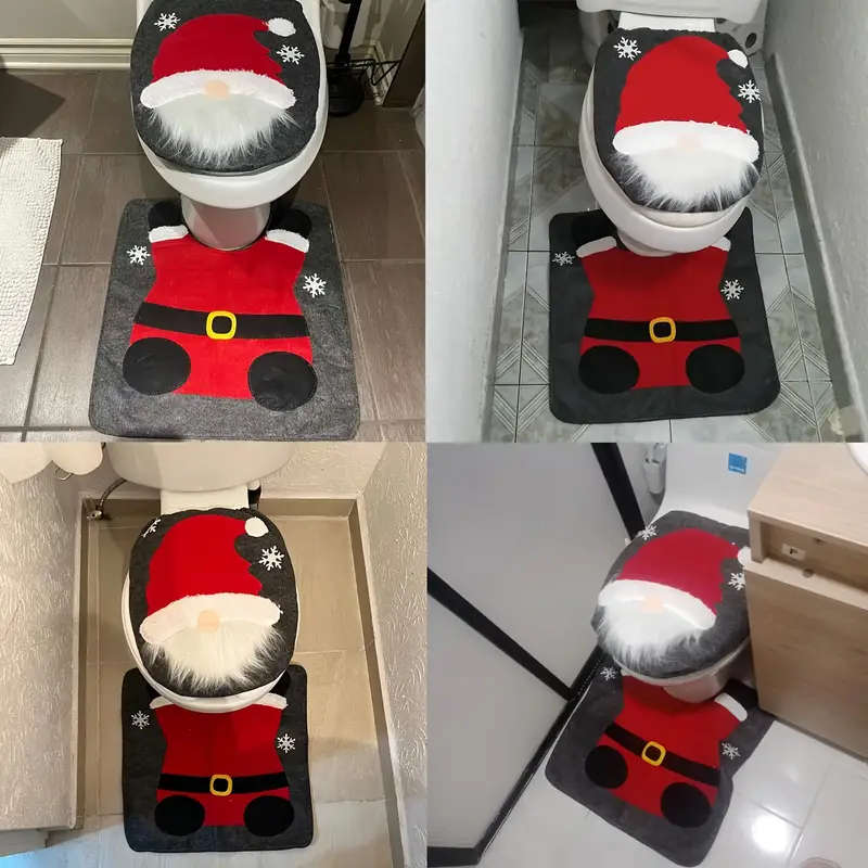 Christmas Bathroom Decoration Set