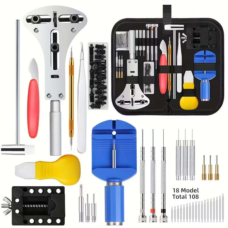 147pcs Complete Watch Repair Tool Kit