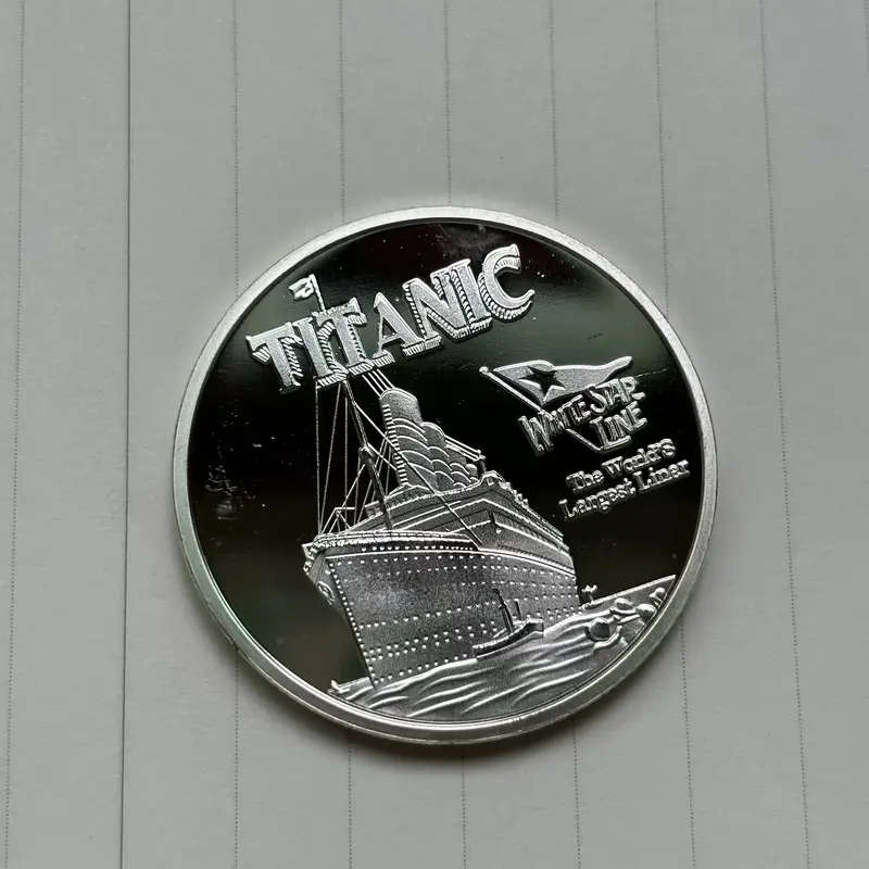 The Titanic Coin with Capsule 40MM Wide