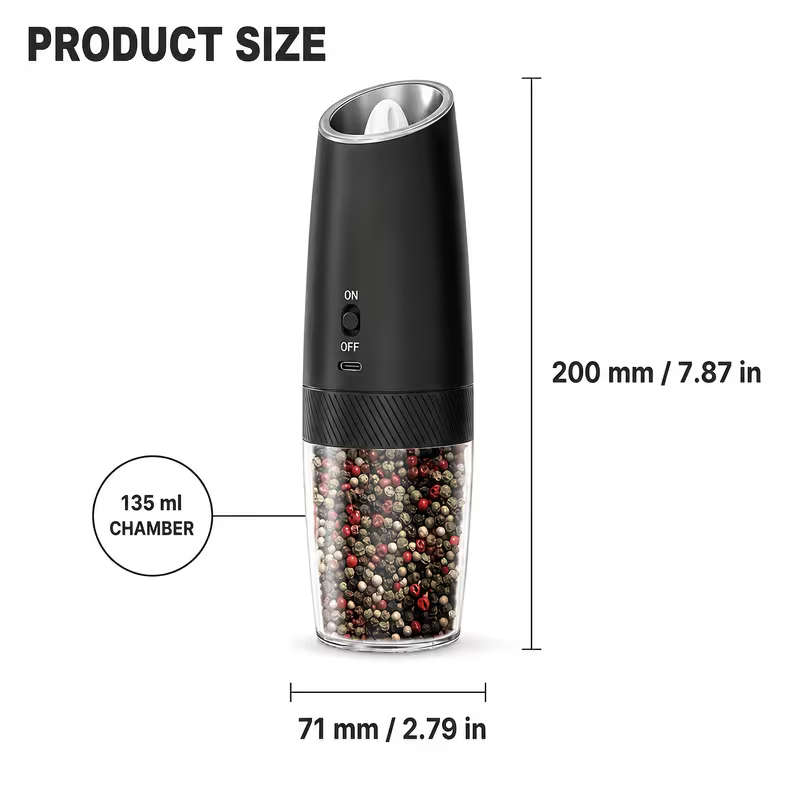 Electric Salt and Pepper Grinder