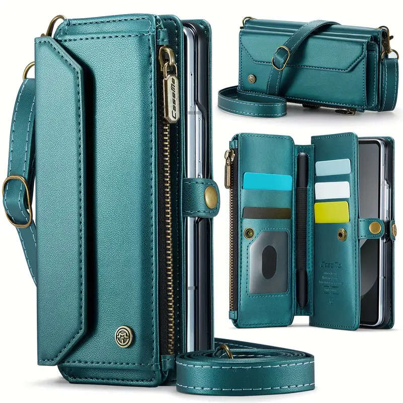 1pc Crossbody Bag For Samsung with Case Wallet