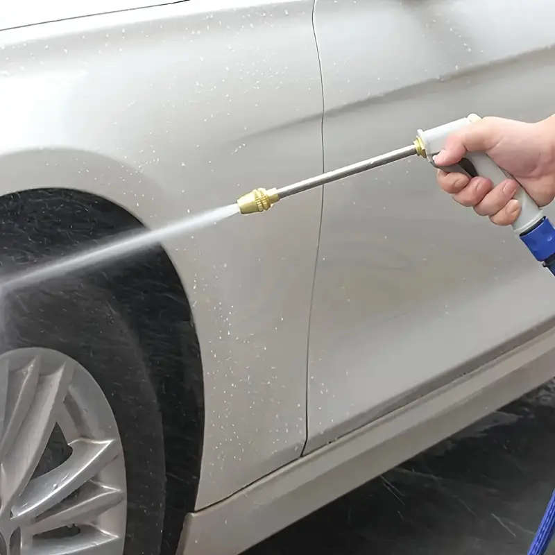 1Pc High Pressure Metal Car Wash Water Gun With Adjustable Spray Nozzle