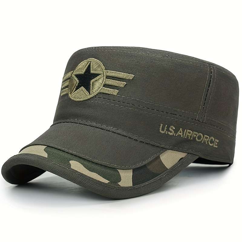 U.S. Air Force Camouflage Baseball Cap Polyester Adjustable Snapback Sun Protection Ideal