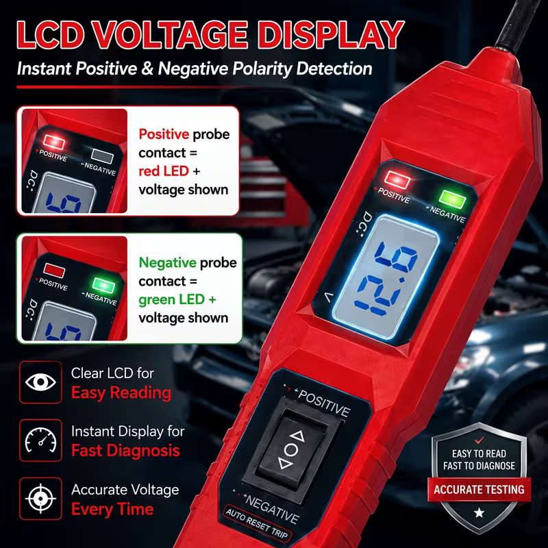 Smart Circuit Tester 823 with LED Voltage Display