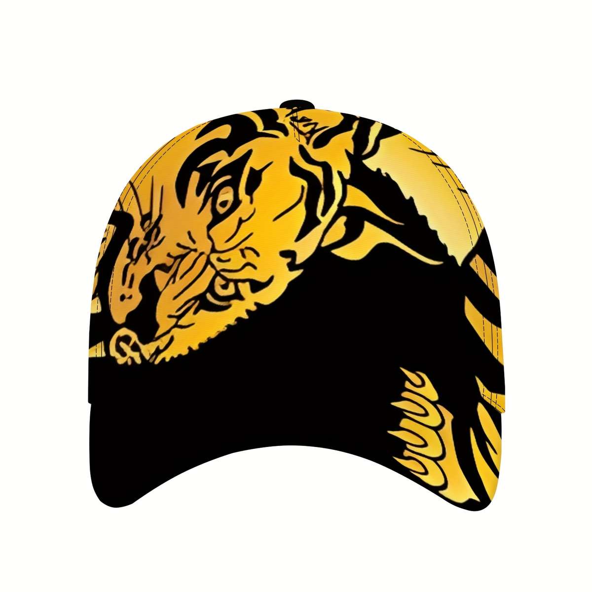 of a Bold Tiger Design Baseball Cap Adjustable