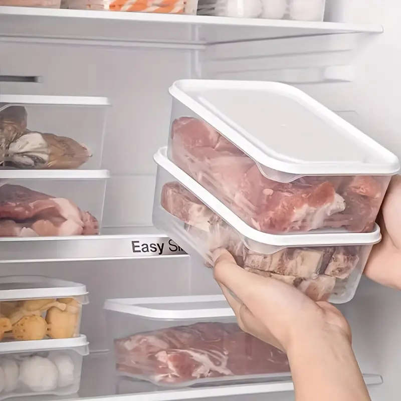 Set Of 4 1200 Ml Fridge Storage Containers