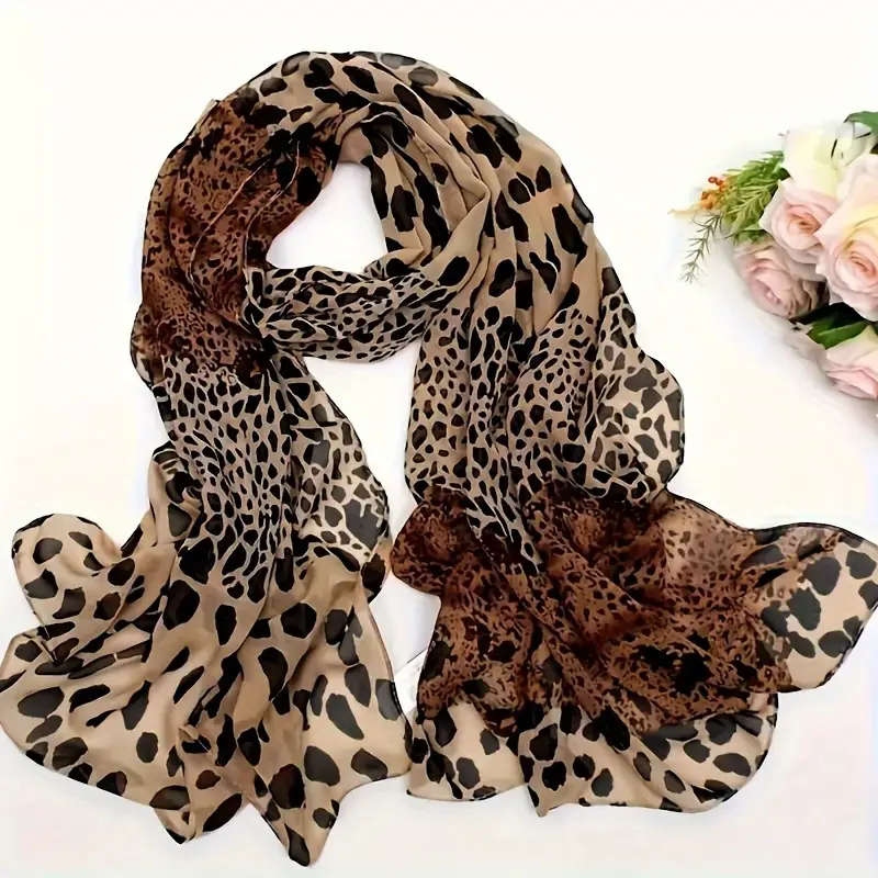Bohemian Style Women'S Long Printed Scarf
