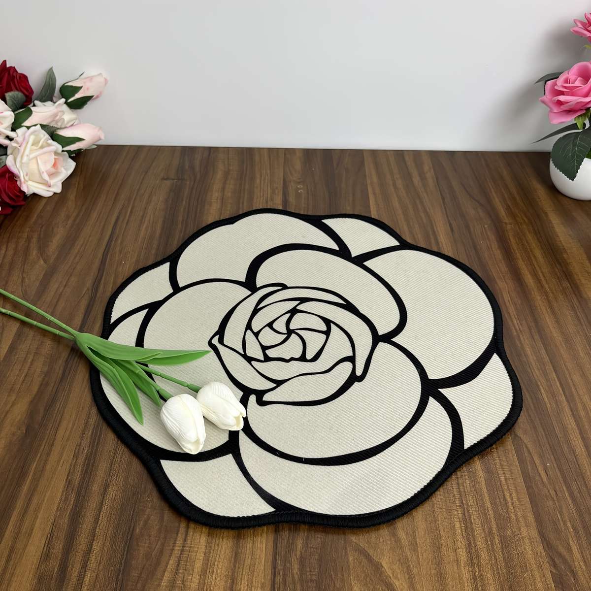 Camelli Floor Mat Closed Moon Floor Mat 41x41cm