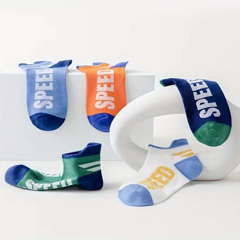 5 Pairs 9 To 12Y High Elastic Socks