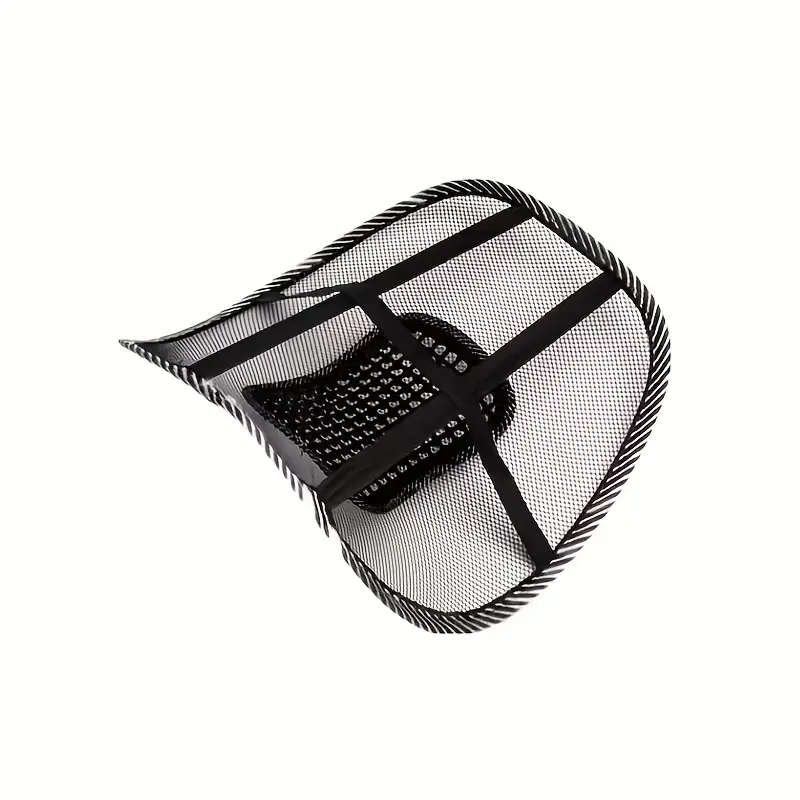 1pc Breathable Mesh Lumbar Support Pillow for Car Seats Summer Cooling Design Breathable Back Cushio