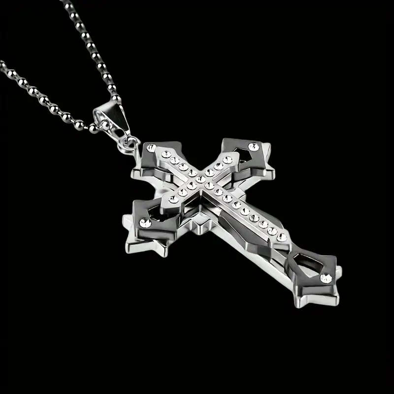 1 Exquisite Amulet Cross Pendant Necklace