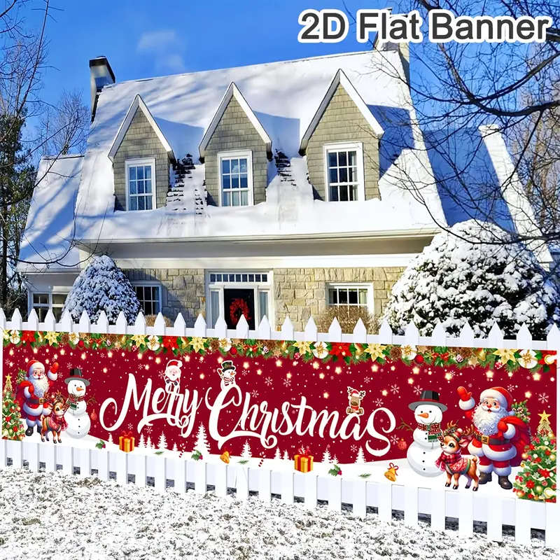 2D Christmas Banner