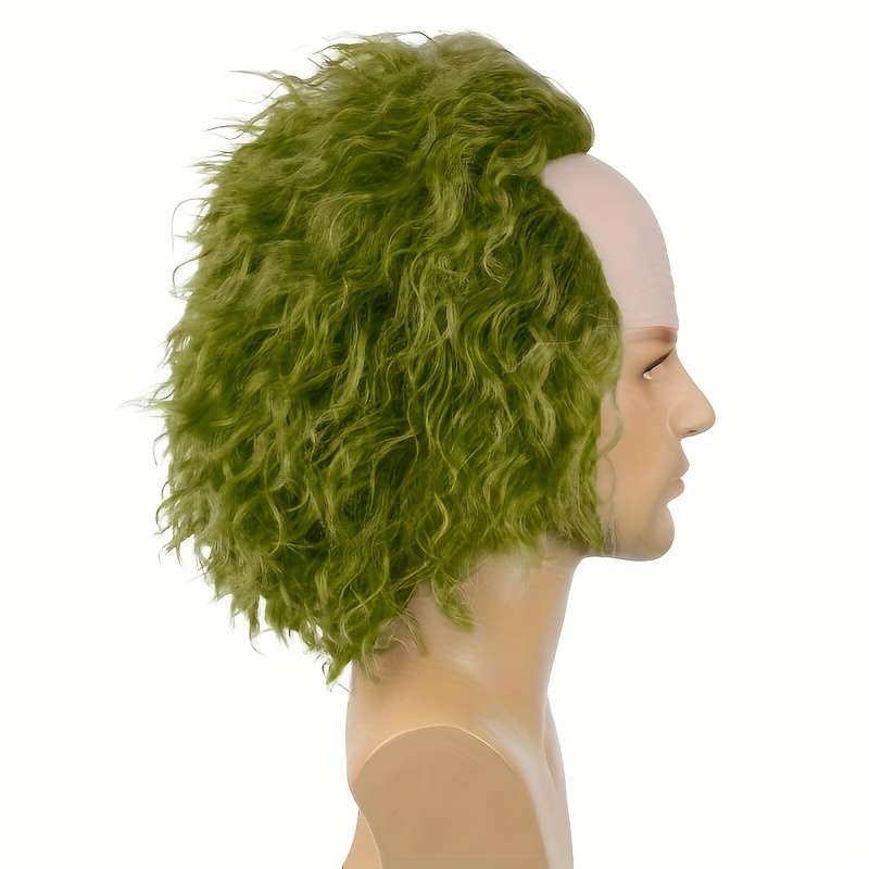 1Pc Green Fashion Design Wig