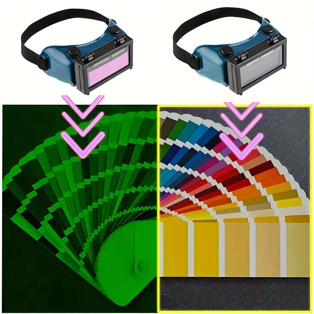 1pc Auto-Darkening Welding with Comfortable Adjustable Eye Mask for Safe Welding Grinding