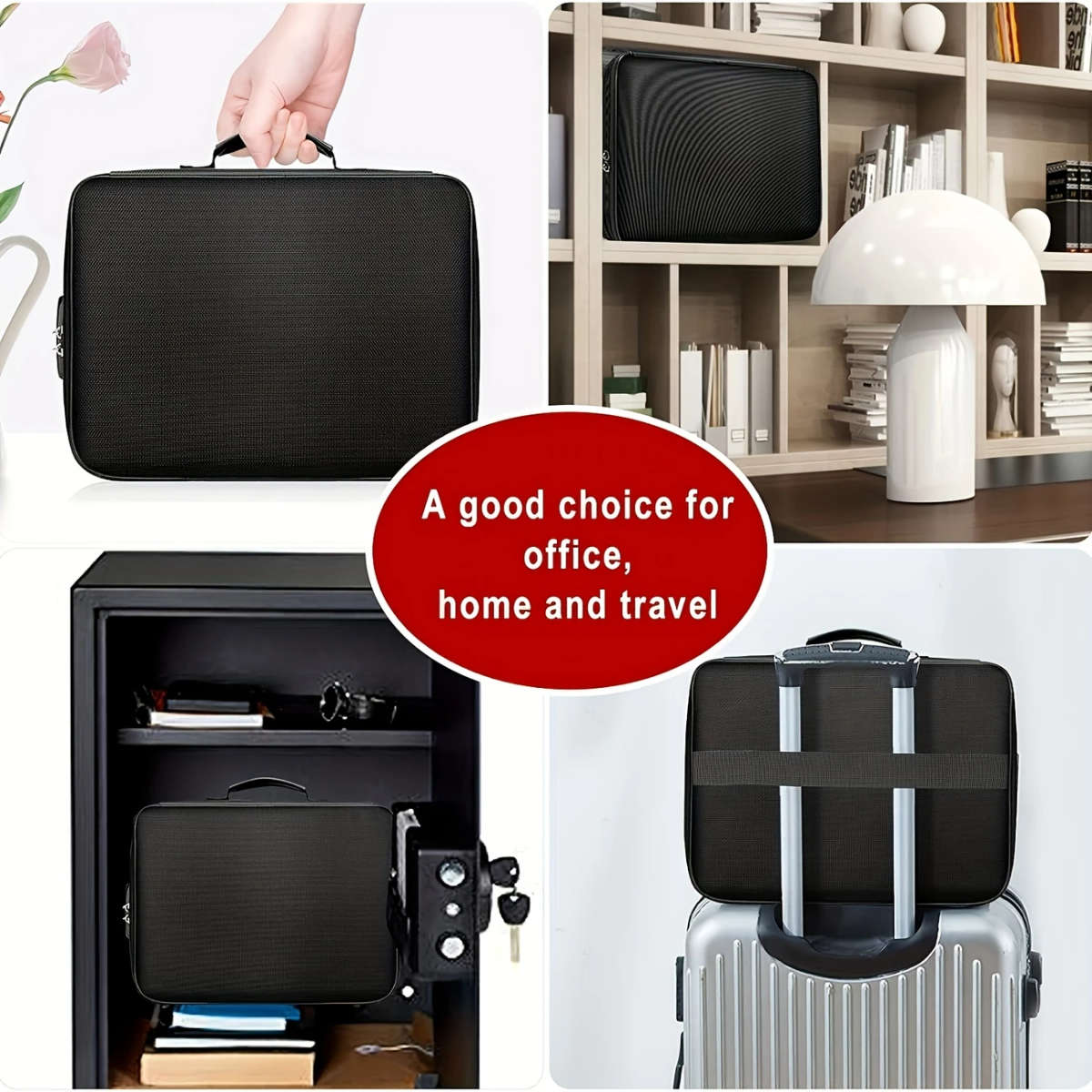 Lockable Document Bag With Money Pocket