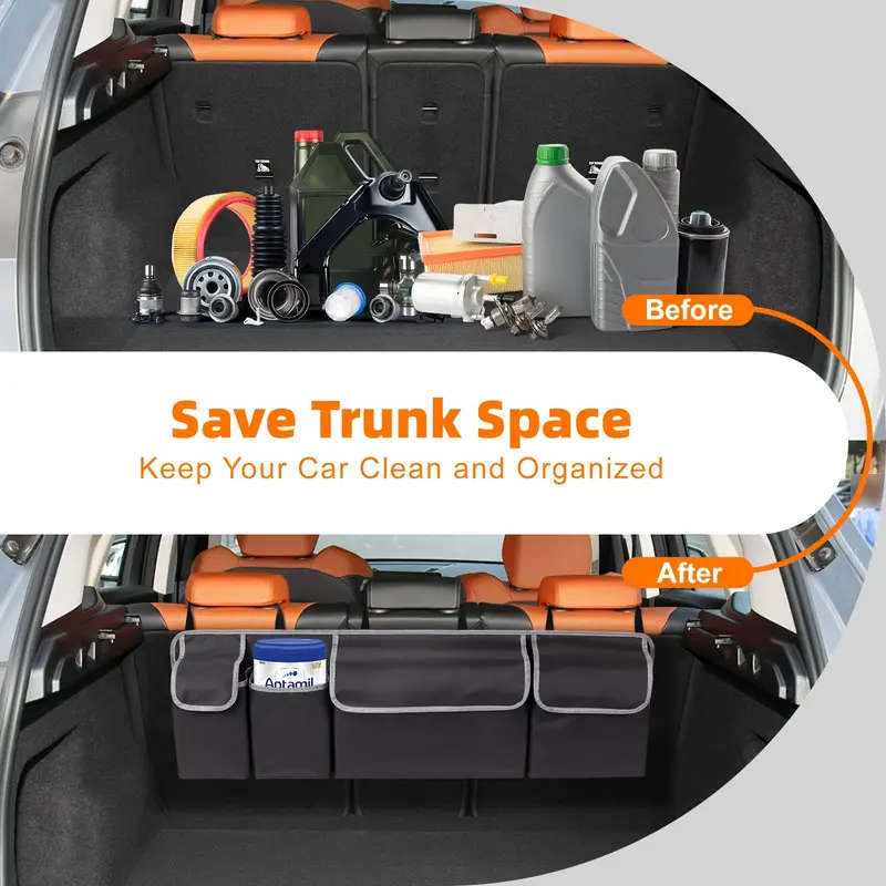 Car Trunk Organizer And Storage