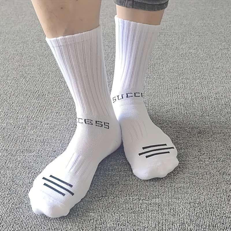 Sock White Eight Pairs One Size